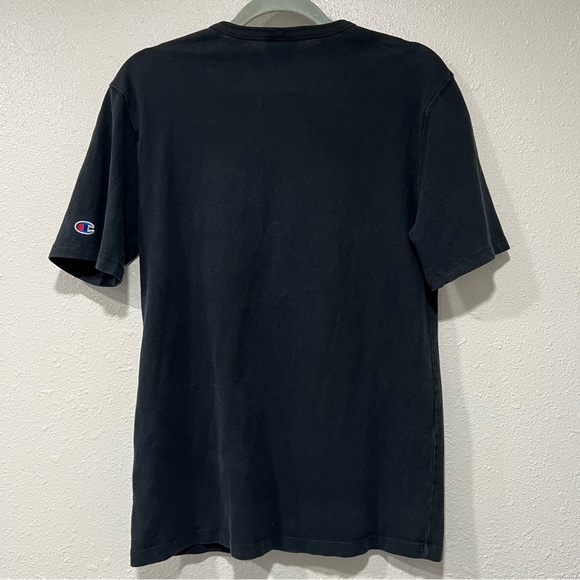 Vintage Champion T Shirt Mens Size Medium Black USA Olympics Rochester Heritage - Picture 5 of 8